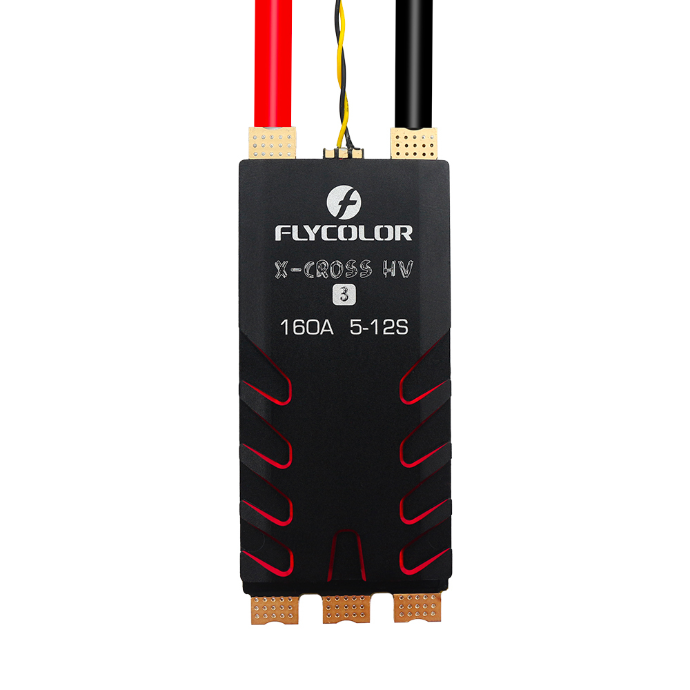 Flycolor X-Cross HV 3 160A 5-12S BLHeli32 ESC for RC Drones