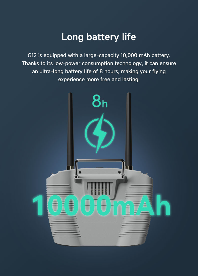 Skydroid G12: High-Performance Dual-Band Android Ground Station with 20KM Image Transmission