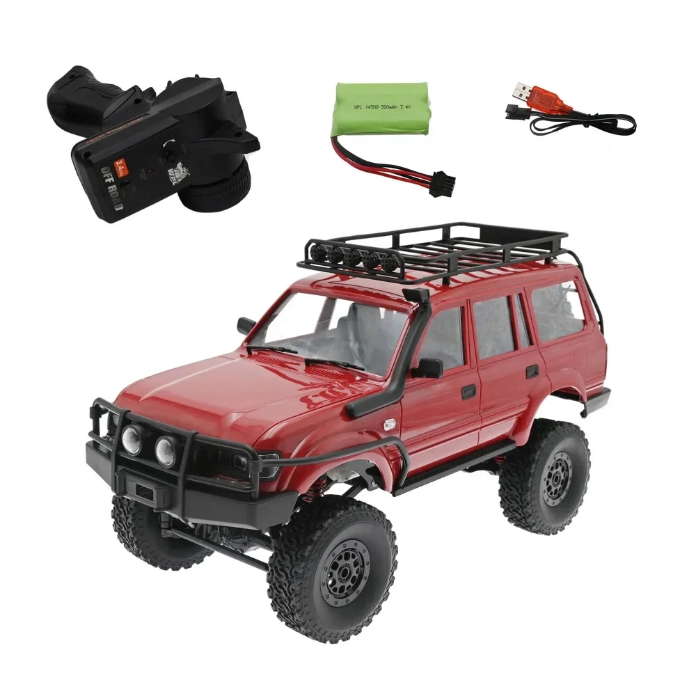 Toyota Land Cruiser Crawler RC - Rouge, Neuf En Boîte