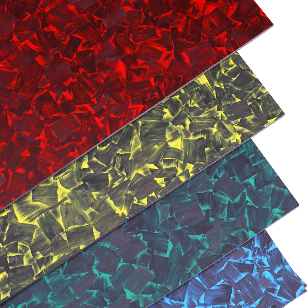 ARRIS Color Forged Pattern Matte Carbon Fiber Sheet 400x500mm 1-6mm Thickness Sheet
