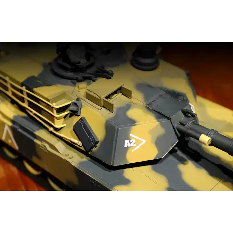 Heng Long 3816 1/24 M1A2 Abrams Desert RC Tank RTR Infrared Battle ...