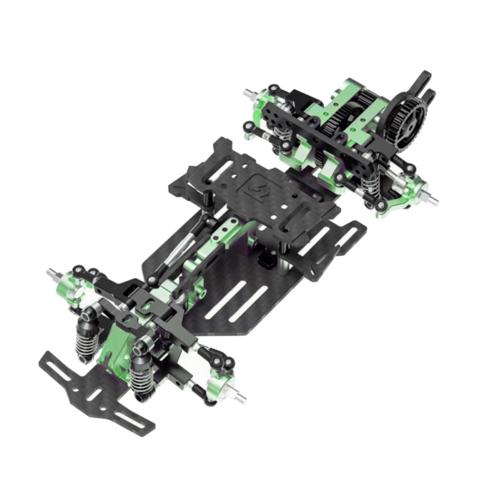 TG Super Fire 1/24 1/28 Scale Drift RC Car Chassis