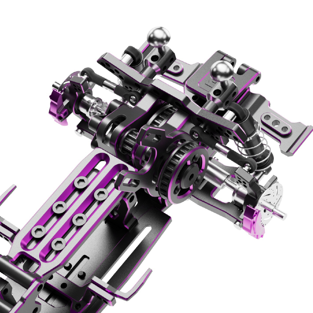 TG 1:24 ULTRA RWD Metal Drift RC Car Chassis