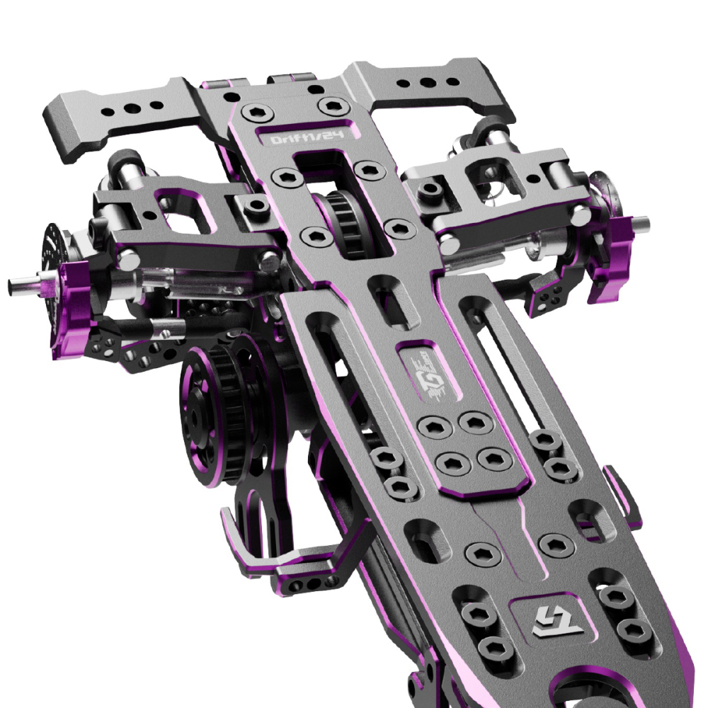 TG 1:24 ULTRA RWD Metal Drift RC Car Chassis