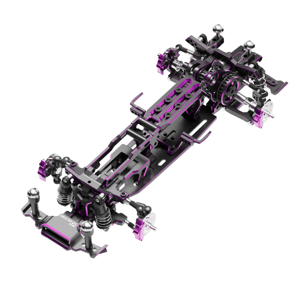 TG 1:24 ULTRA RWD Metal Drift RC Car Chassis