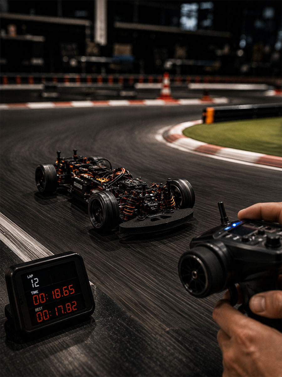 RC car tested before delivery