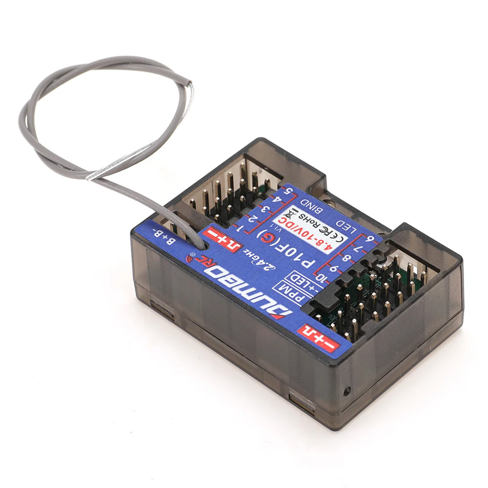 Dumborc 2.4GHz P10FG 10CH Receiver with Gyro
