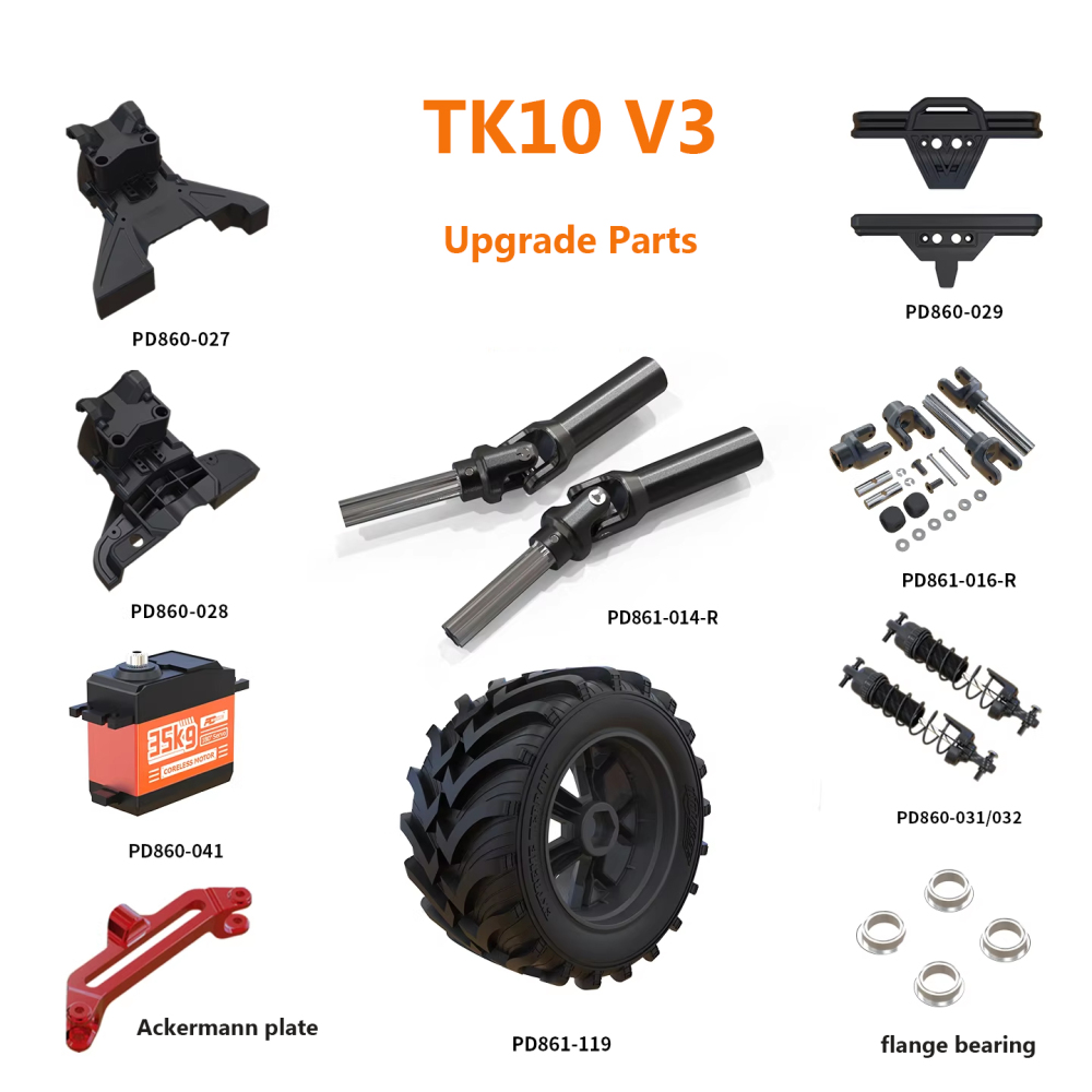 TK10 V3 Upgrade Parts