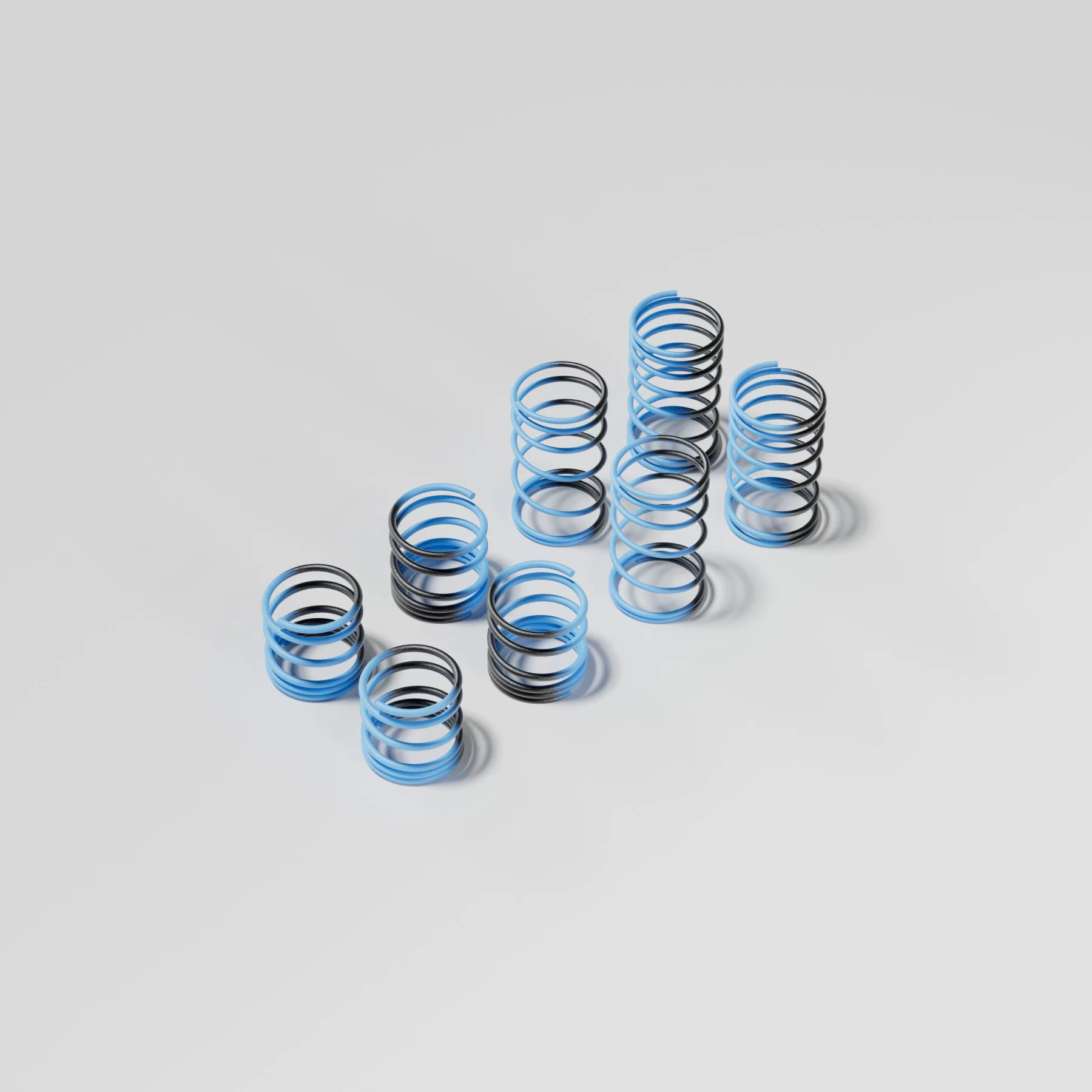 TG Super TGS ULTRA Exclusive Color-Gradient Springs for RC Drift Mini Car