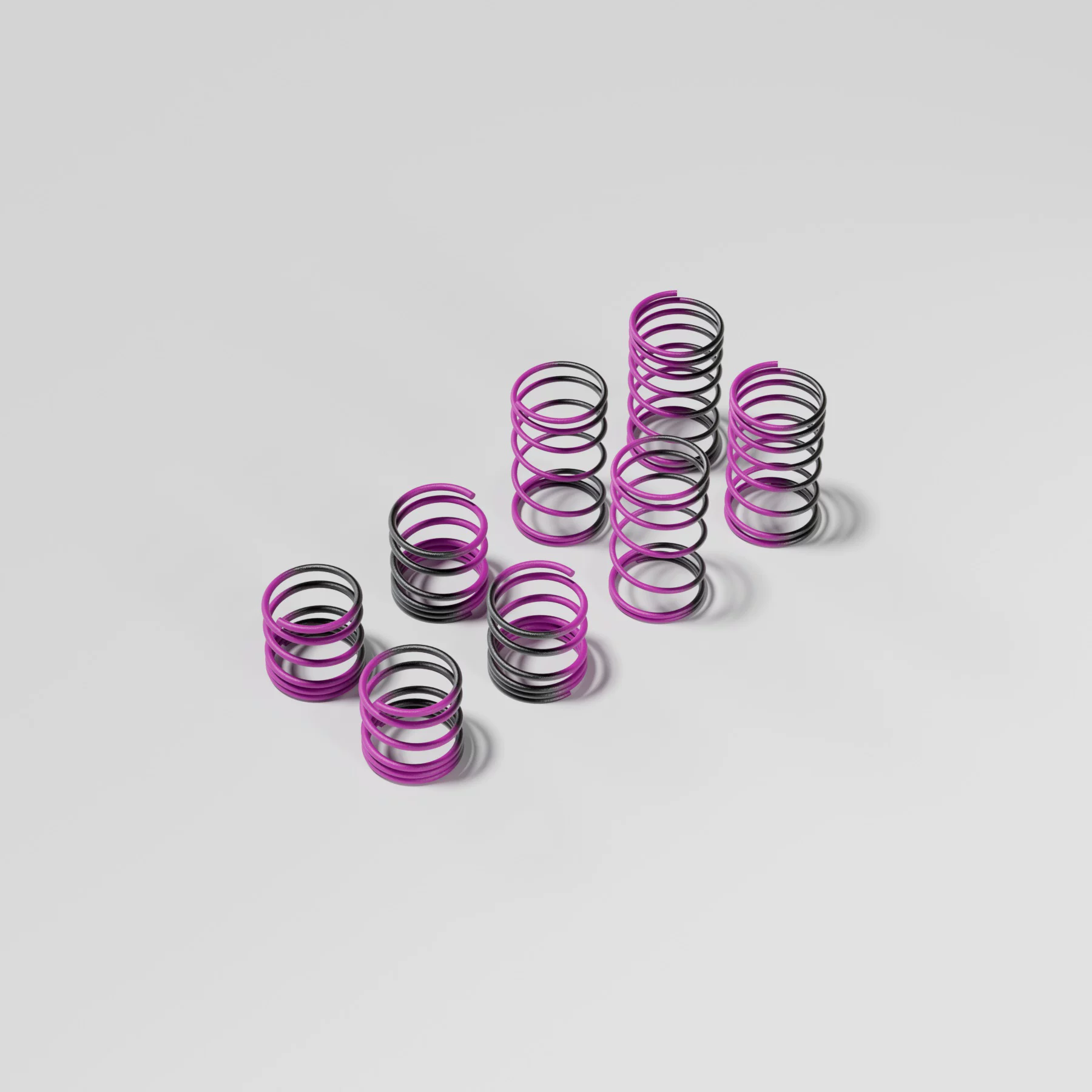 TG Super TGS ULTRA Exclusive Color-Gradient Springs for RC Drift Mini Car