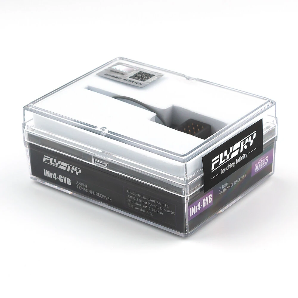 Flysky INr4-GYB 2.4GHz 4CH AFHDS 3 Receiver for FlySky Noble NB4/Pro Transmitter