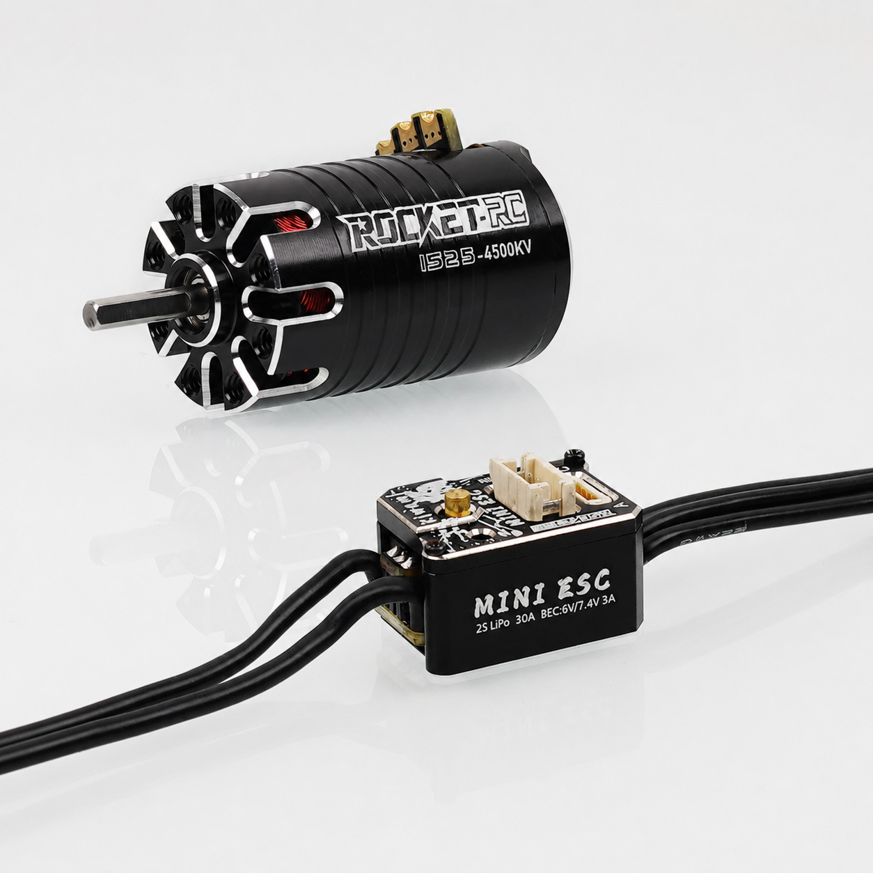 ROCKET-RC 1525 Sensored Brushless Motor and 30A ESC Combo