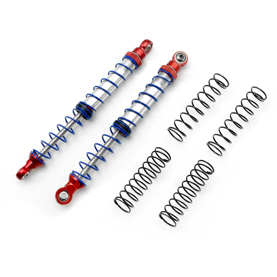 1/10 RC Crawler Dual-Stage Dual Spring Oil Shock Absorbers (80-120mm) for TRX4 SCX10 D90