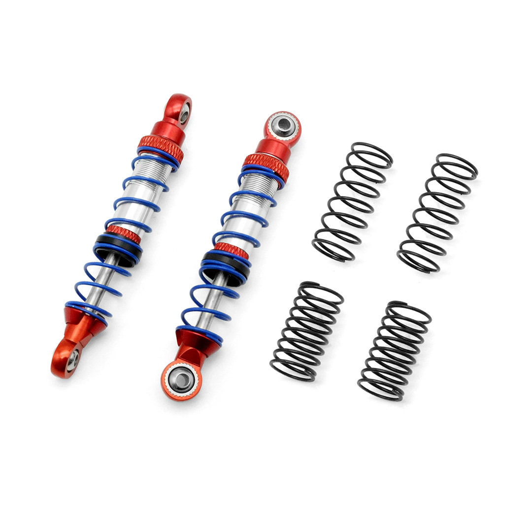 1/10 RC Crawler Dual-Stage Dual Spring Oil Shock Absorbers (80-120mm) for TRX4 SCX10 D90
