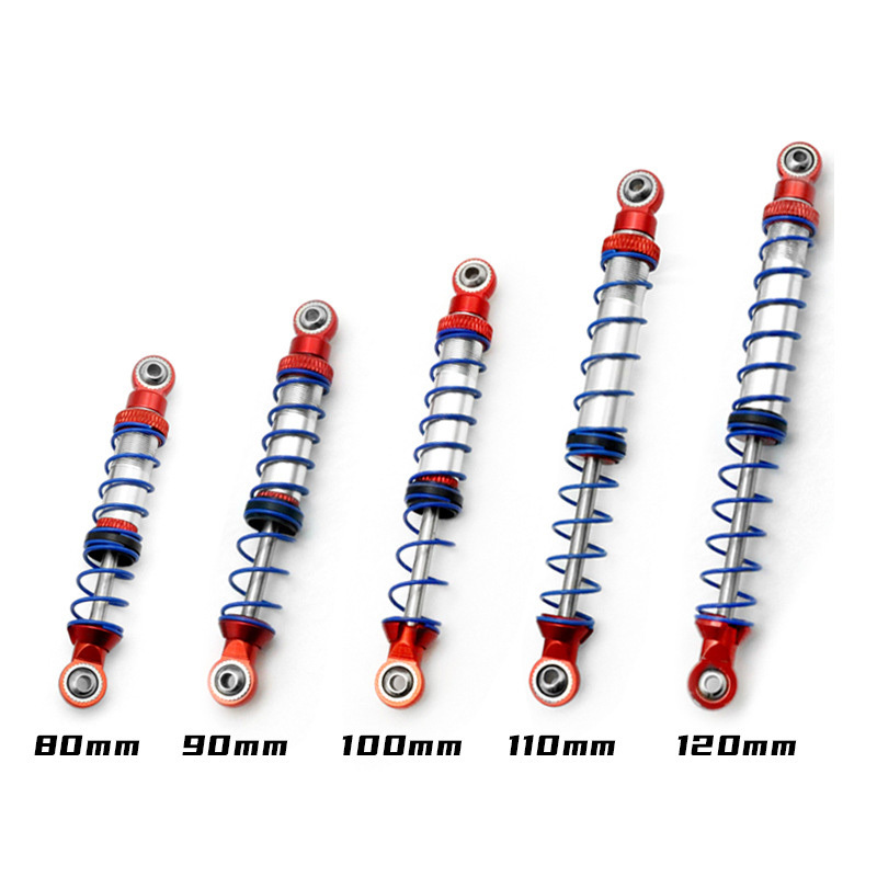 1/10 RC Crawler Dual-Stage Dual Spring Oil Shock Absorbers (80-120mm) for TRX4 SCX10 D90