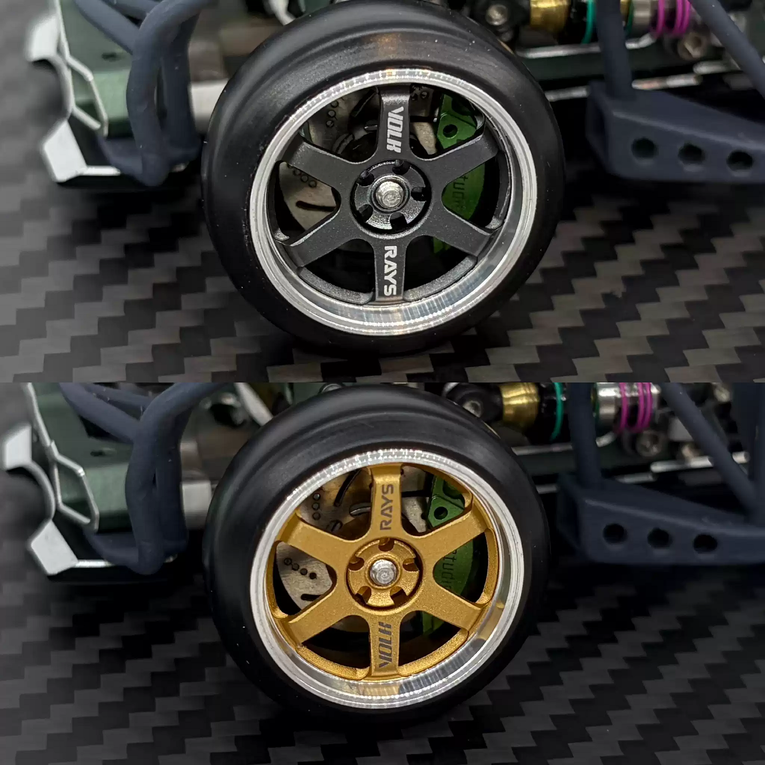 LS Studio Rays TE37 V2 Metal Wheel Rims 20mm