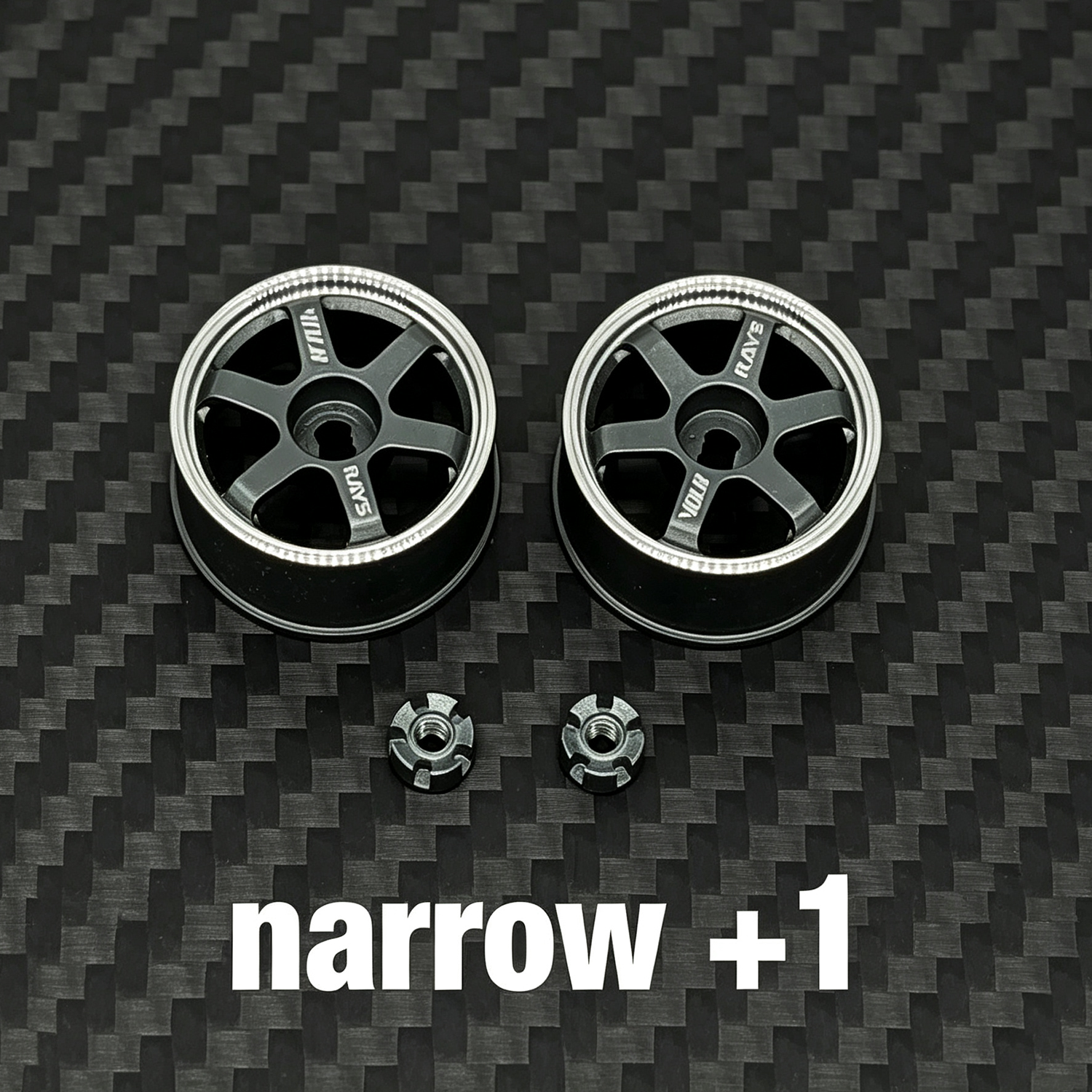 LS Studio Rays TE37 V2 Metal Wheel Rims 20mm