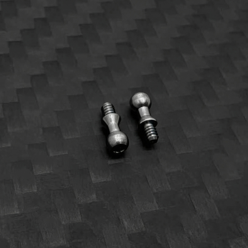 LSD Titanium Alloy 2.5MM Ball Joint Thread 1.6 Standard Height 2PCS