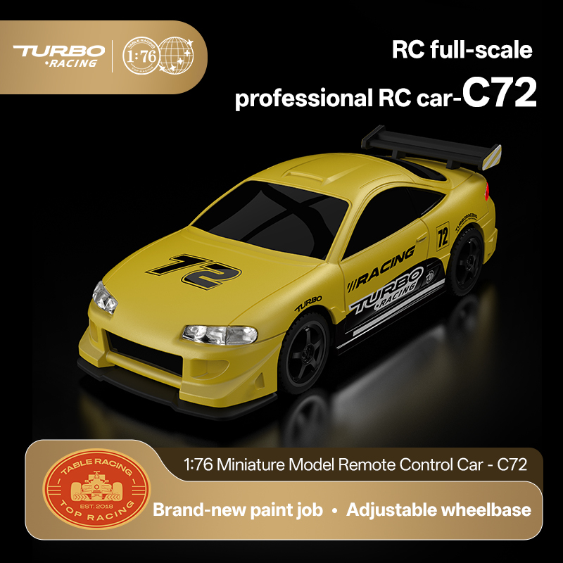 Turbo Racing 2026 Version C72 1:76  RC Racing Drift RWD Remote Controller Sports Car RTR