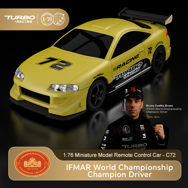 Turbo Racing 2026 Version C72 1:76  RC Racing Drift RWD Remote Controller Sports Car RTR
