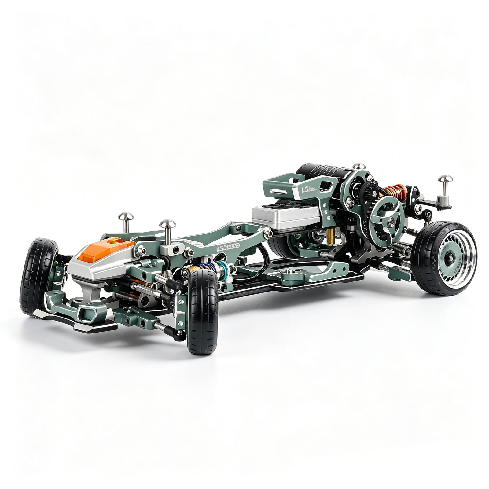 LSD Mono Full OP Version 1/24 Rear-Wheel RC Drift Car Chassis