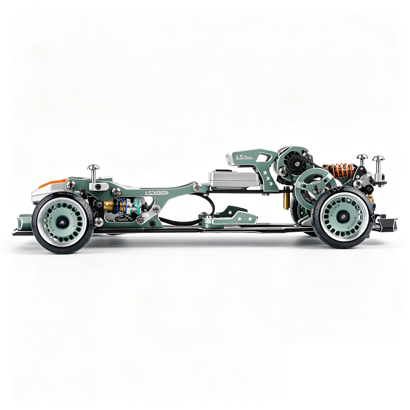 LSD Mono Full OP Version 1/24 Rear-Wheel RC Drift Car Chassis