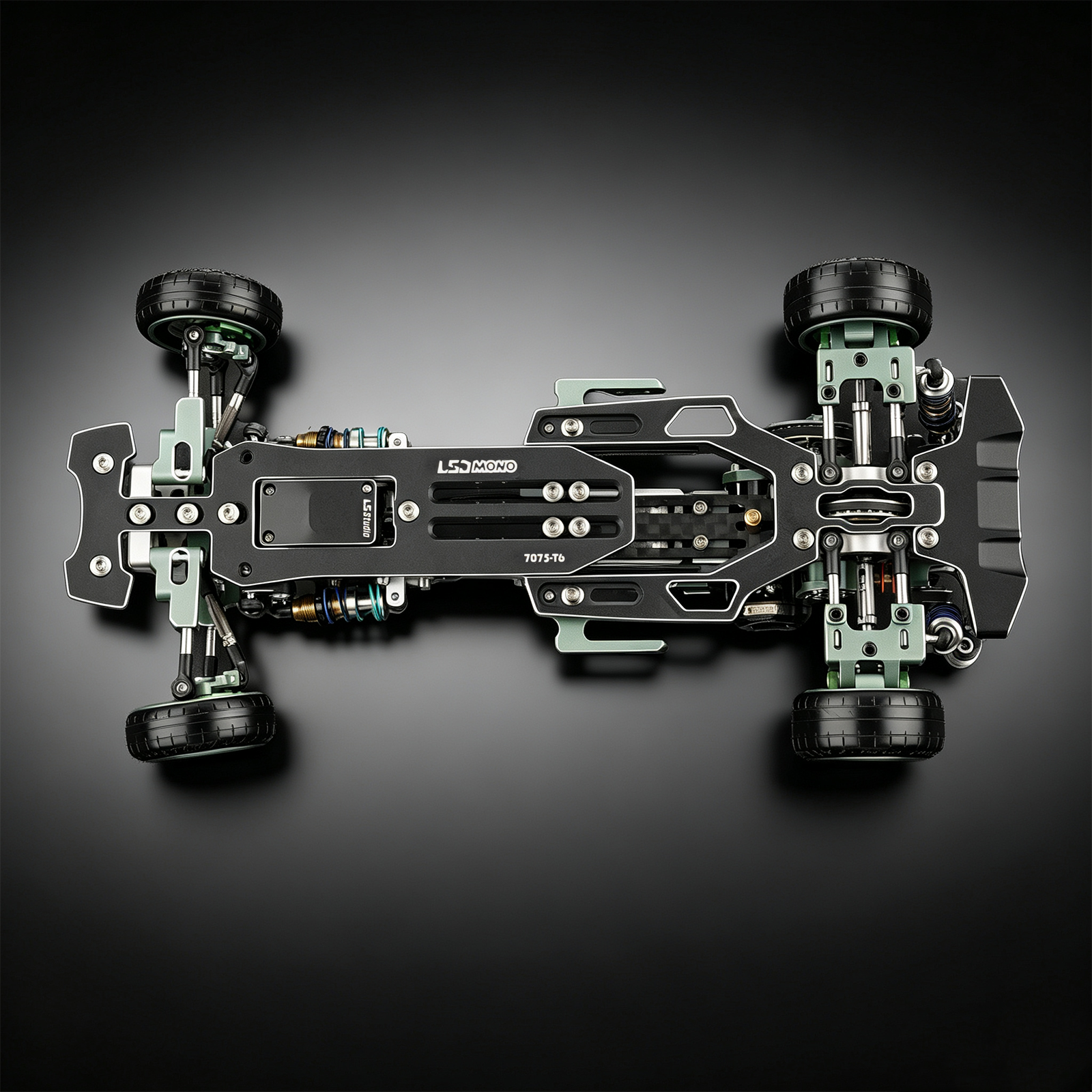 LSD Mono Full OP Version 1/24 Rear-Wheel RC Drift Car Chassis