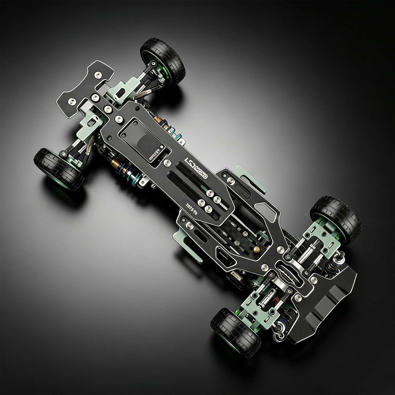 LSD Mono Full OP Version 1/24 Rear-Wheel RC Drift Car Chassis