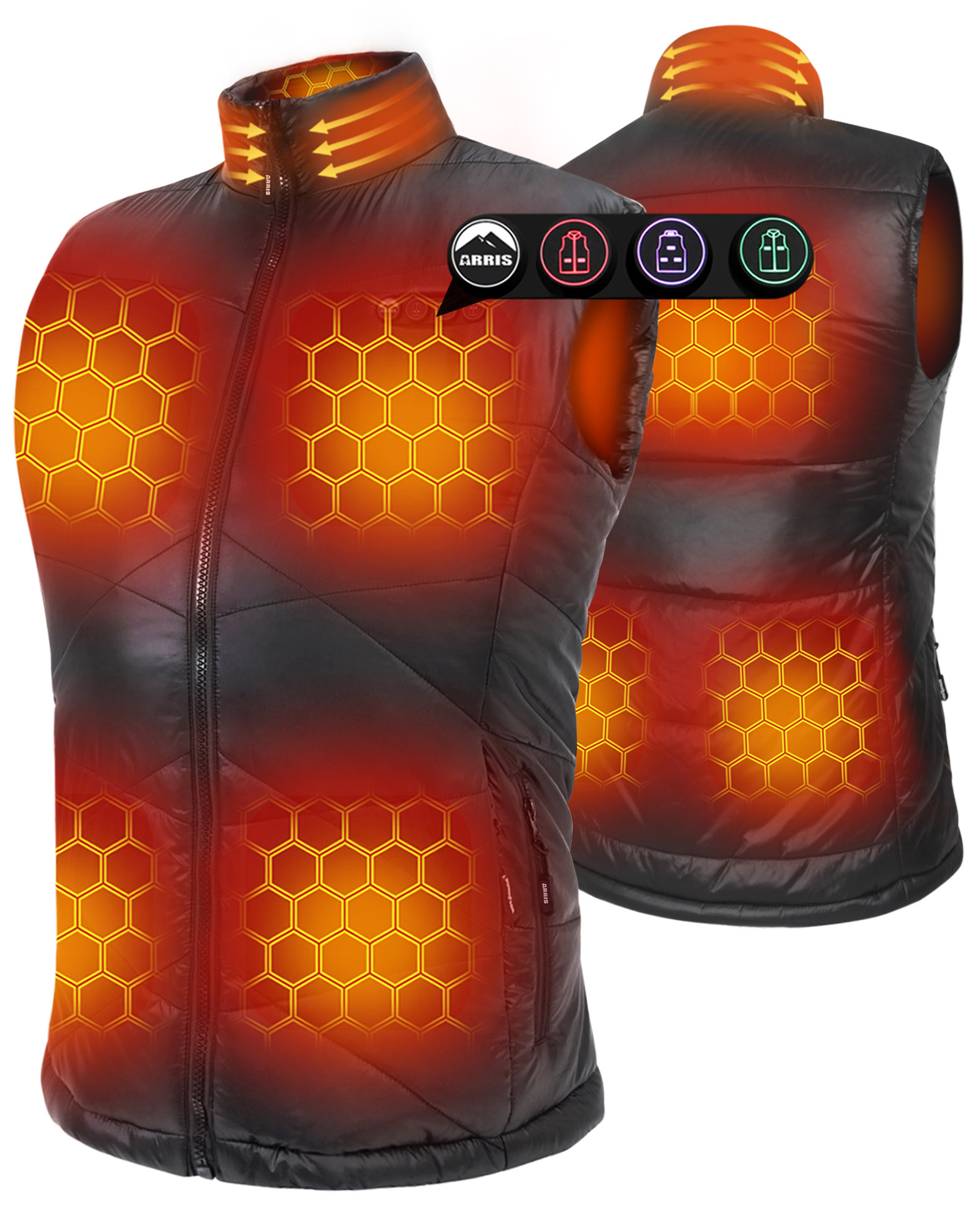 Lightweight Heated Vest for Women, Rechargeable Heating Vest