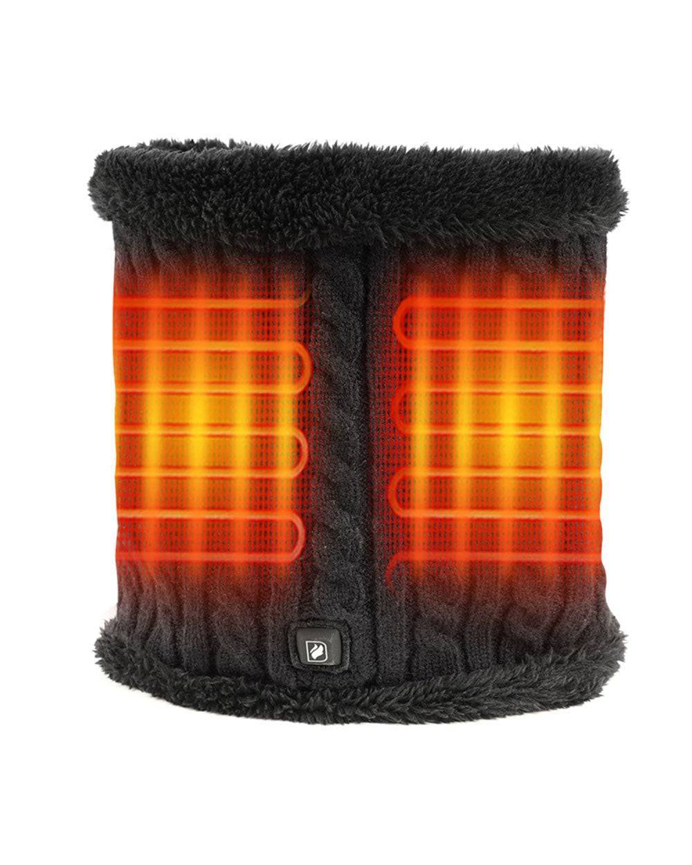 Rechargeable Heated Winter Neck Warmer for Men Women Neck Gaiter Face Scarf