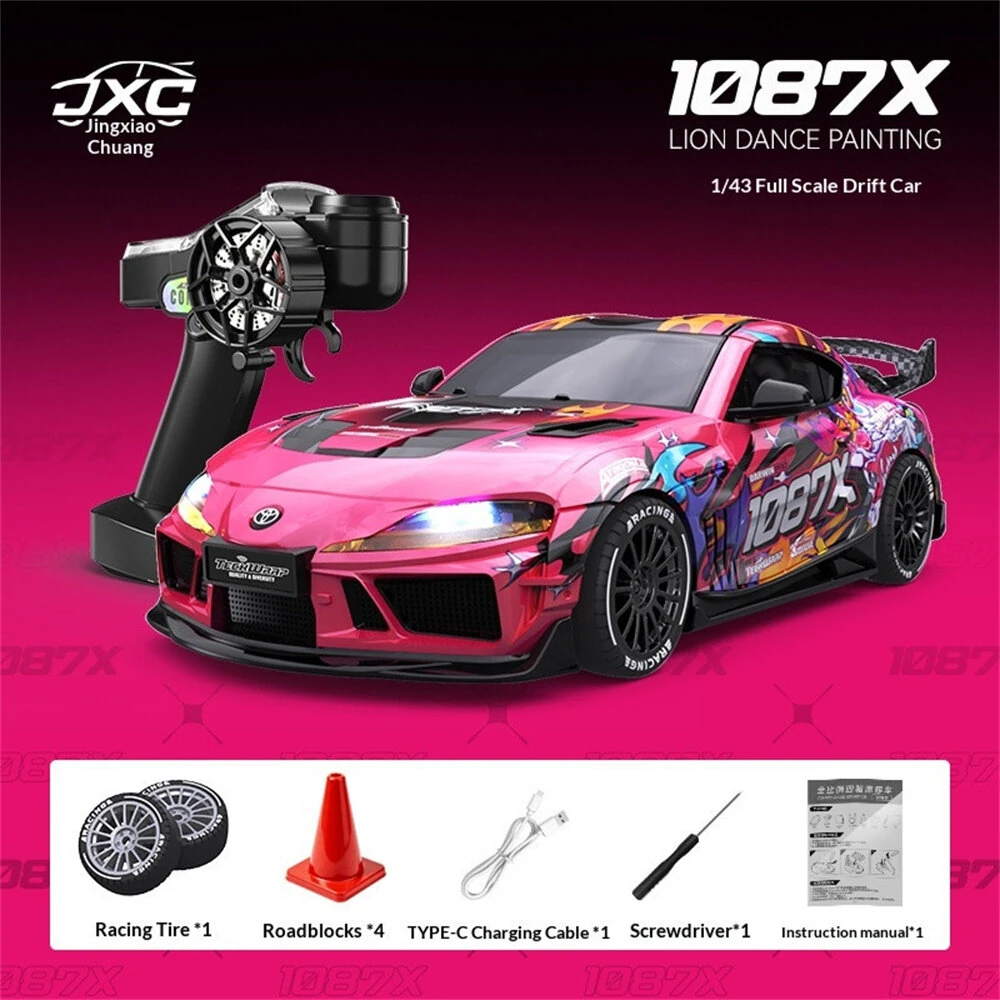 JXC SP4301 Supra 1087x 1:43 4WD Mini RC Drift Car RTR 10KM/H with Gyro Full Proportional Remote Control