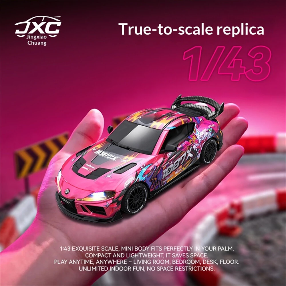 JXC SP4301 Supra 1087x 1:43 4WD Mini RC Drift Car RTR 10KM/H with Gyro Full Proportional Remote Control