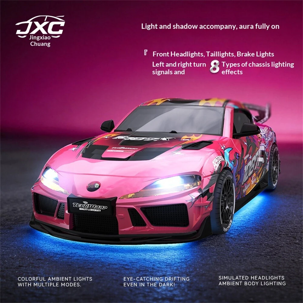 JXC SP4301 Supra 1087x 1:43 4WD Mini RC Drift Car RTR 10KM/H with Gyro Full Proportional Remote Control