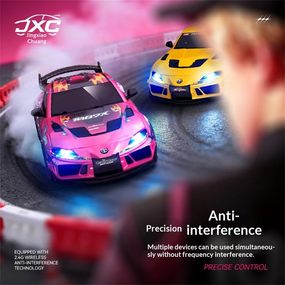 JXC SP4301 Supra 1087x 1:43 4WD Mini RC Drift Car RTR 10KM/H with Gyro Full Proportional Remote Control