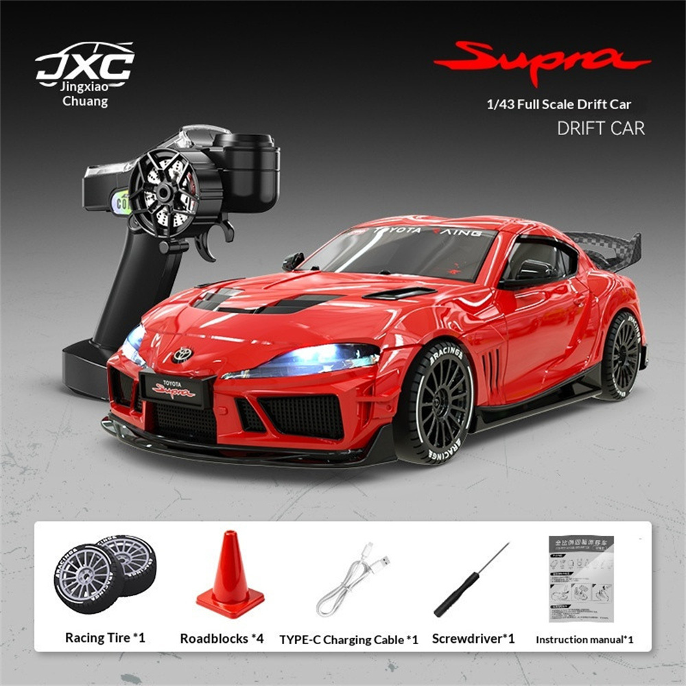 JXC SP4301 Supra 1087x 1:43 4WD Mini RC Drift Car RTR 10KM/H with Gyro Full Proportional Remote Control