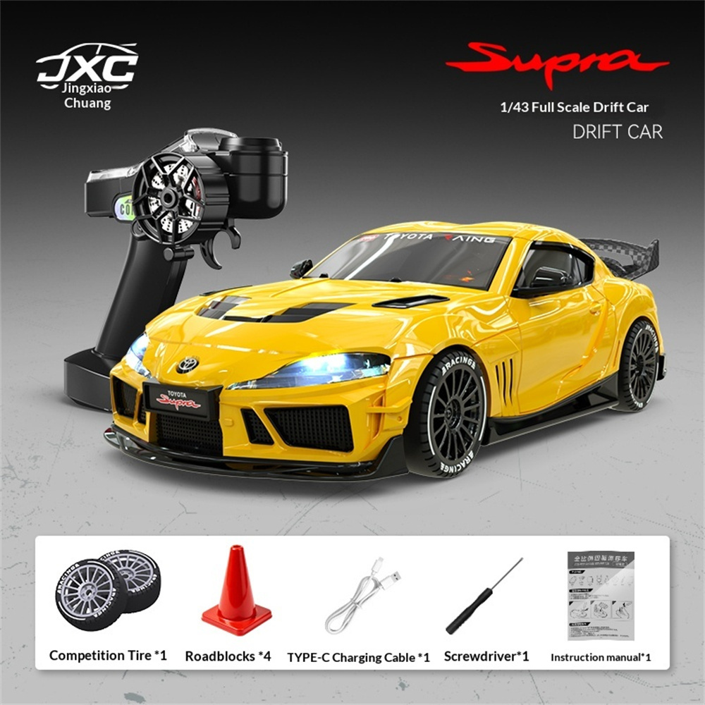 JXC SP4301 Supra 1087x 1:43 4WD Mini RC Drift Car RTR 10KM/H with Gyro Full Proportional Remote Control