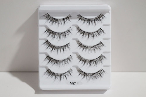MZ14 clear band soft faux mink lashes