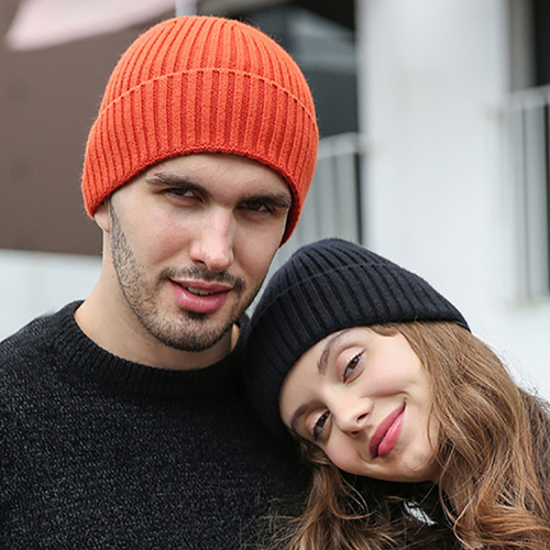 Custom embroidery LOGO unisex knitted beanie hat