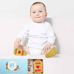 Custom Baby Nonslip Gift Organic Cotton Socks