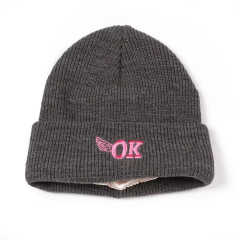 Custom Embroidery Satin Linen Beanie