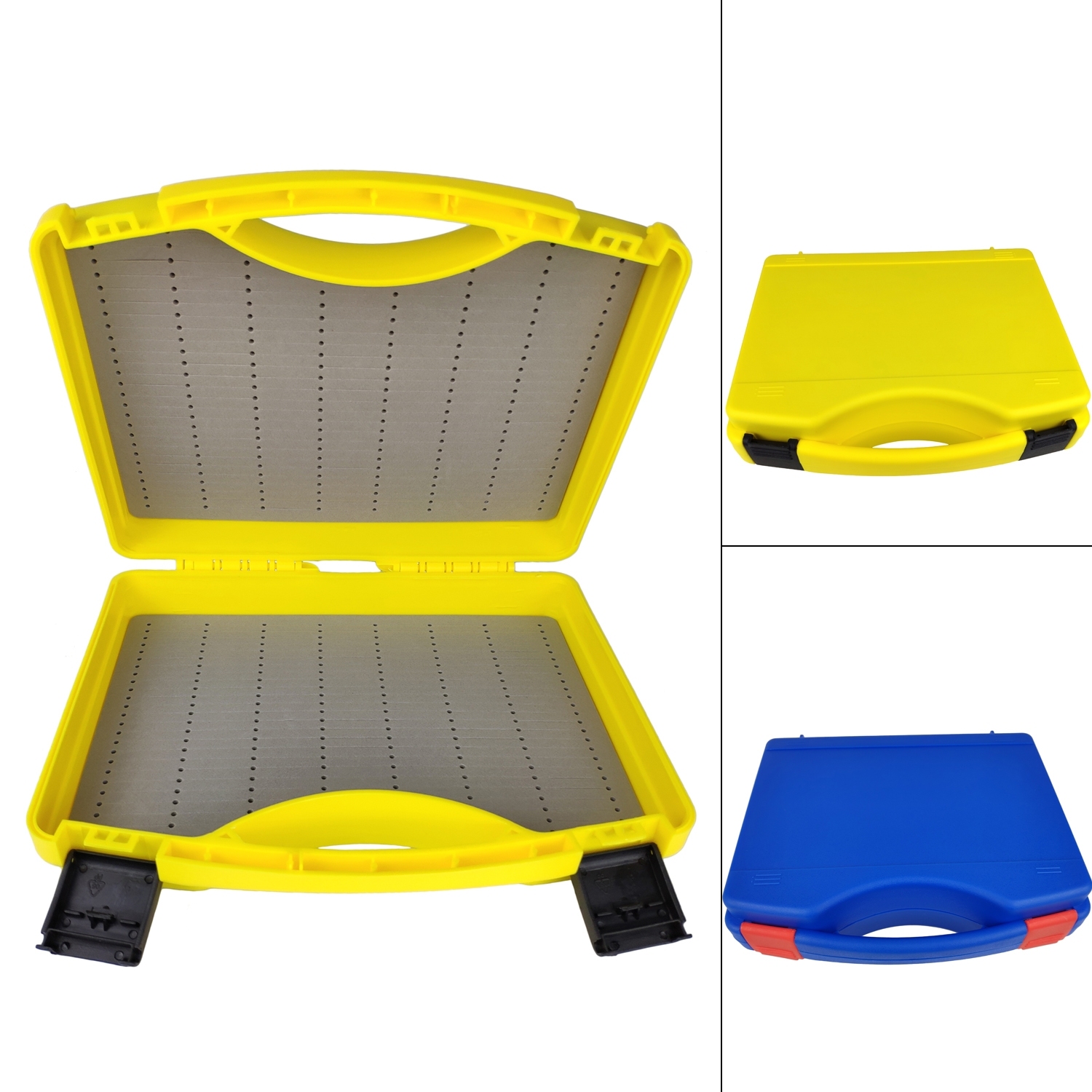 Riverruns Streamer Fly Box Click Lock Large Streamer Flies Fishing Box Boating Fishing Box 9.5X7X2.5 inch