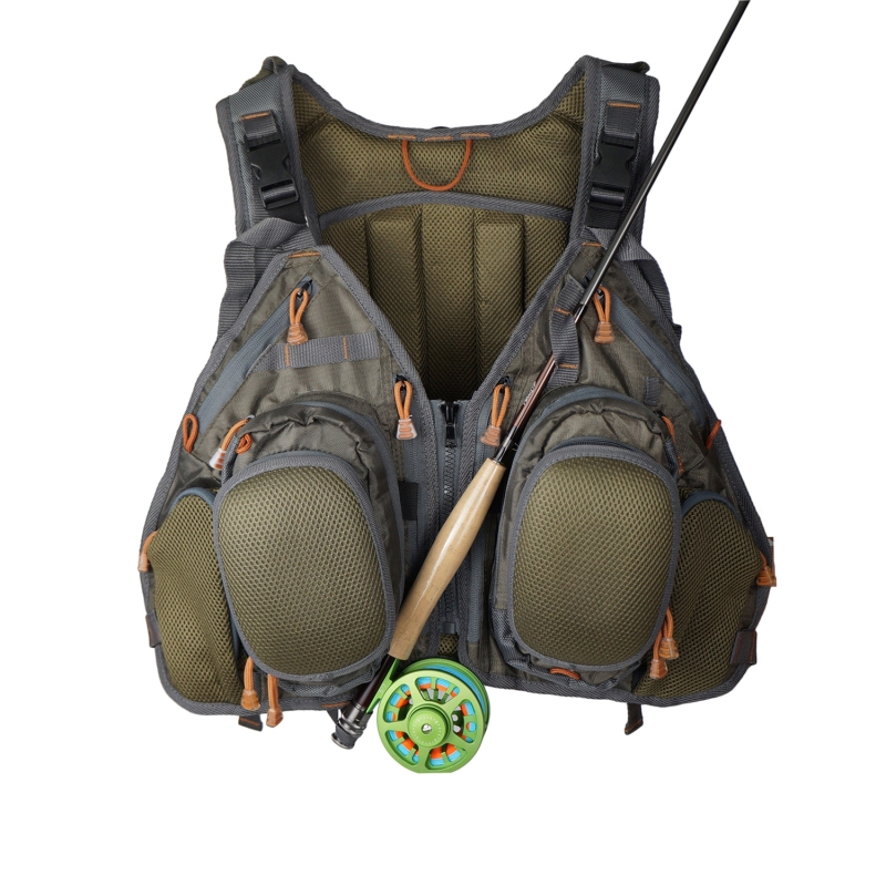 Aventik Fly Fishing Vest Backpack, Outdoor Sports Fishing Pack Fishing Vest with Vest Pack Tool Combo,Adjustable Size for Men Women.
