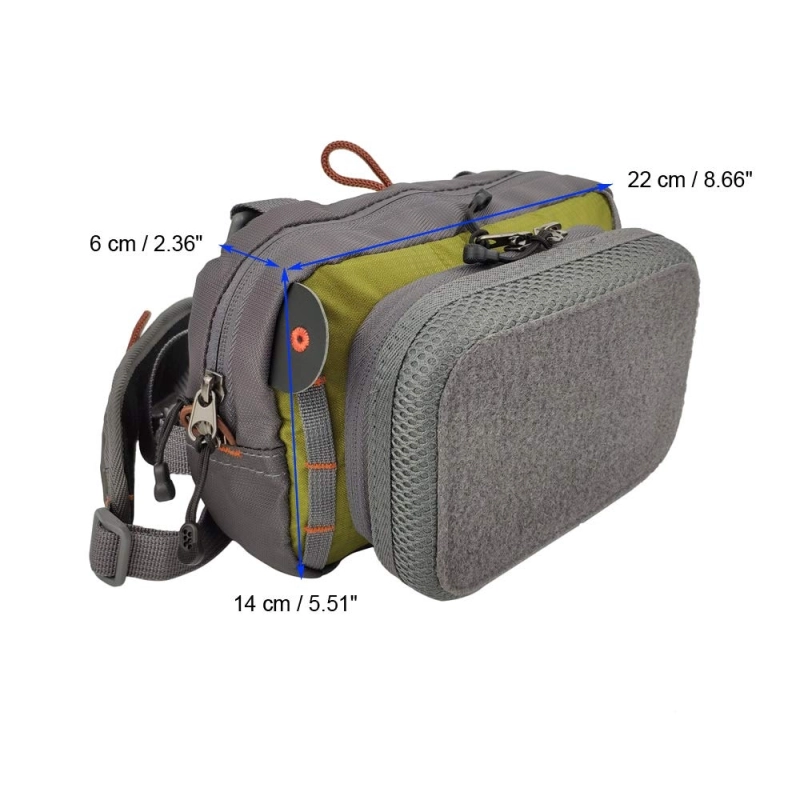 New Small Fly Fishing Chest Bag Lightweight Waist Pack Fishing