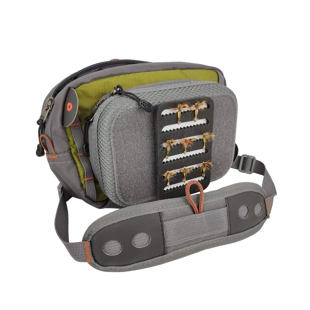 chest tackle bag Aventik Fly Fishing Chest Bag Ultra Light Multiple Pockets Chest Pack