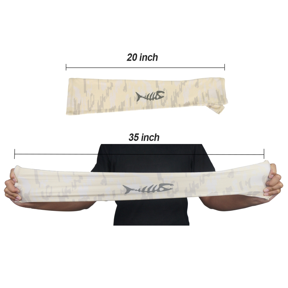 Riverruns 1 Pair UV Sun Protection Arm Sleeves Cooling In Summer Arm For Men & Women