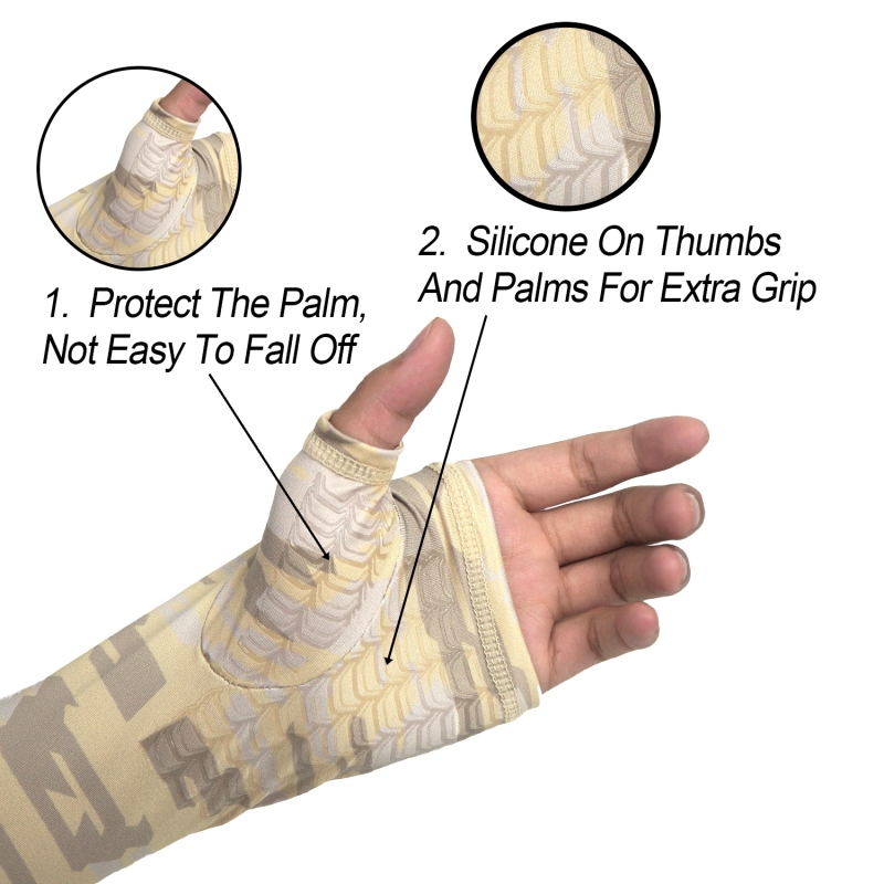Riverruns 1 Pair UV Sun Protection Arm Sleeves Cooling In Summer Arm For Men &amp; Women