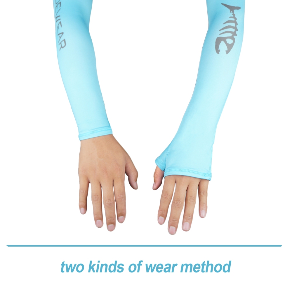 Riverruns 1 Pair UV Sun Protection Arm Sleeves Cooling In Summer Arm For Men & Women