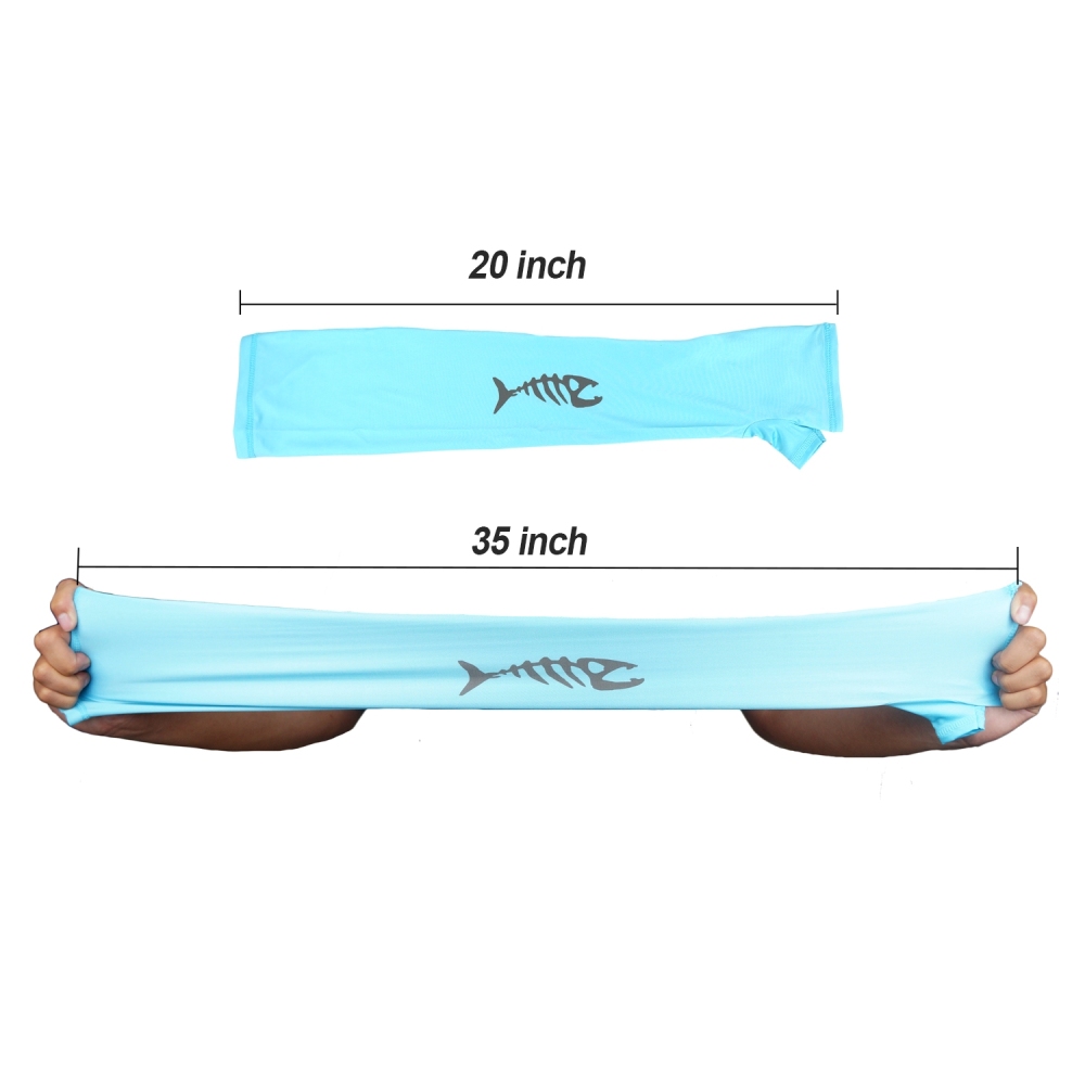 Riverruns 1 Pair UV Sun Protection Arm Sleeves Cooling In Summer Arm For Men & Women