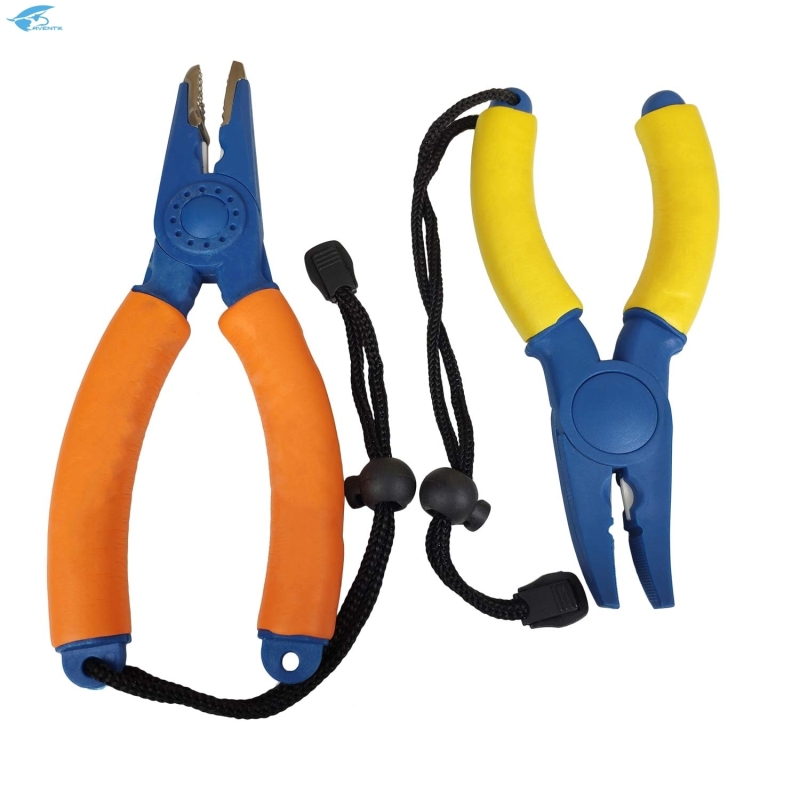 AventikINT Floating Fishing Pliers Saltwater Fishing Pliers Boating Fishing Pliers with Flourscent Grip and High Visibility