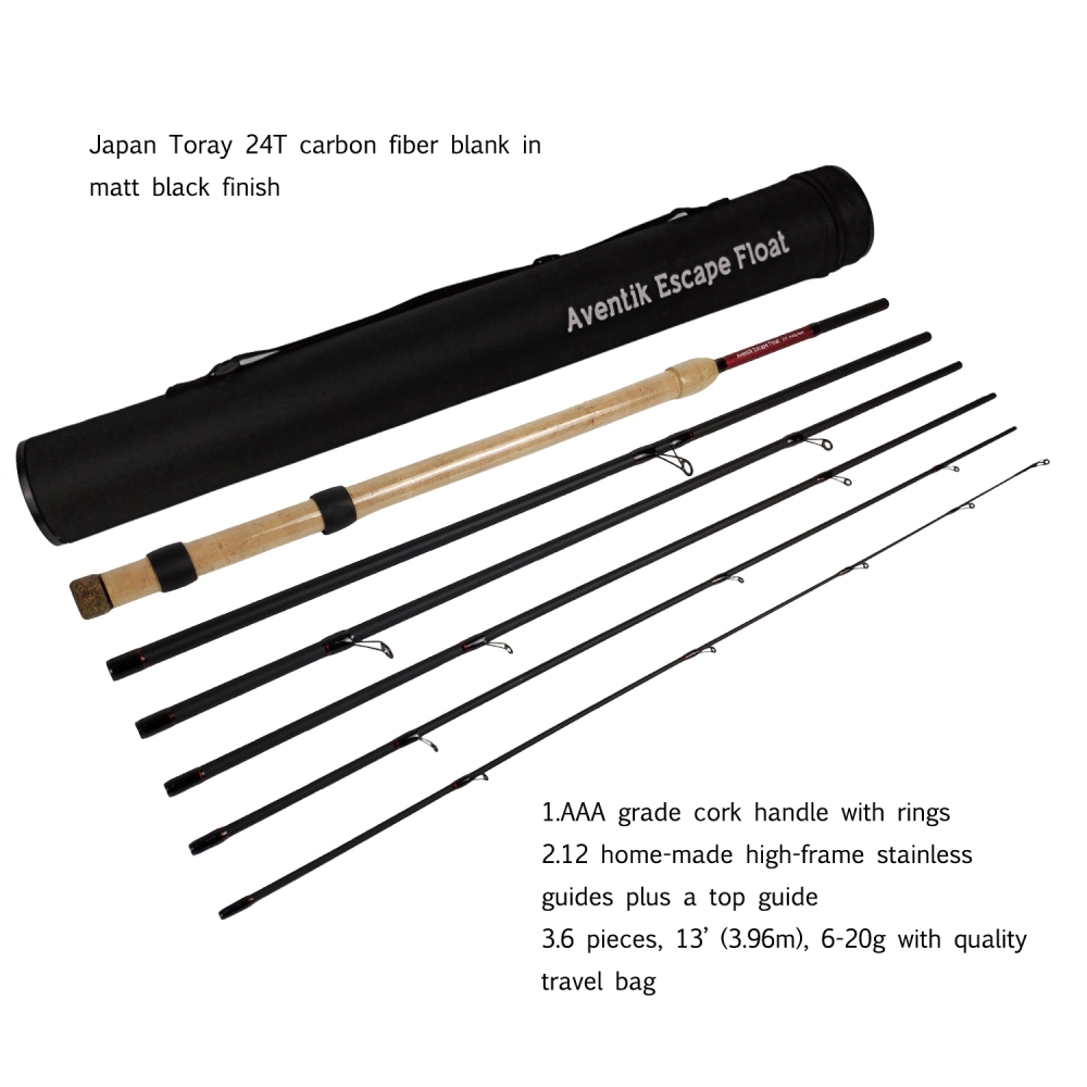 Aventik Fishing Rods Piece 13' Centerpin Travel Float Rod